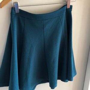 Lush Teal skater skirt